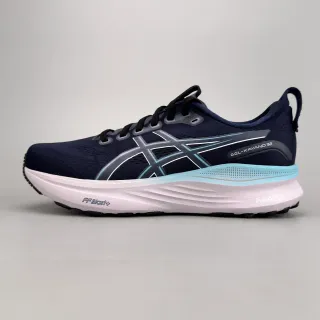 ASICS Gel-Kayano 32 海军蓝和浅蓝色跑鞋