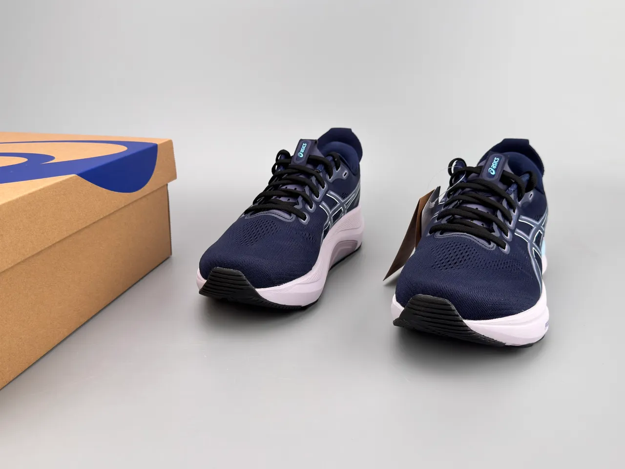 ASICS Gel-Kayano 32 chaussures de course bleu marine et bleu clair 3