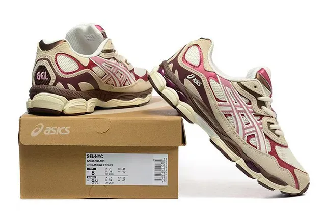 लाइफस्टाइल स्नीकर ASICS Gel-Lyte III Burgundy Beige 6