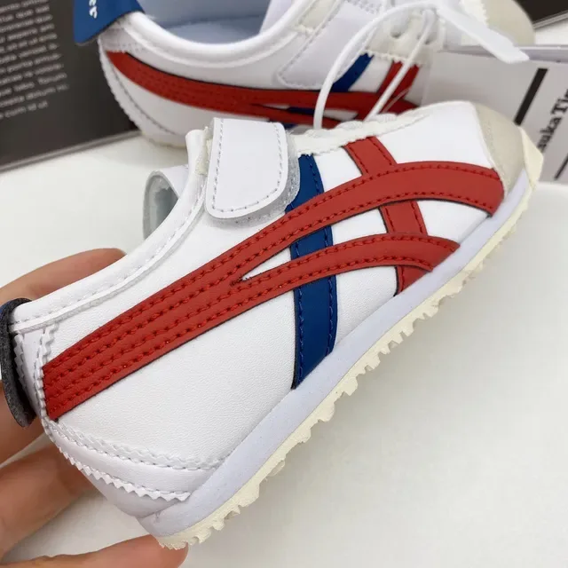 ASICS Tiger Corsair Teal White Orange Lifestyle Sneakers 19