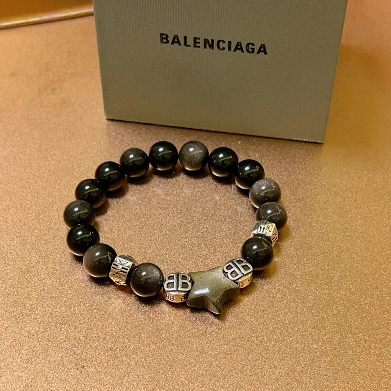 Balenciaga BB Charm Star سوار خرز 3