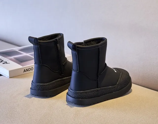 Balenciaga Botas de Neve Bege Branco de Tornozelo Alto com Zíper Lateral 7