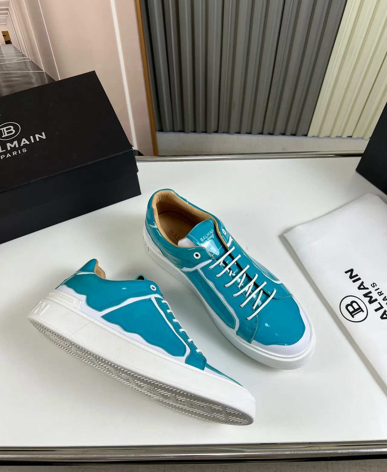 Balenciaga 生活方式运动鞋 青白低帮运动鞋 5