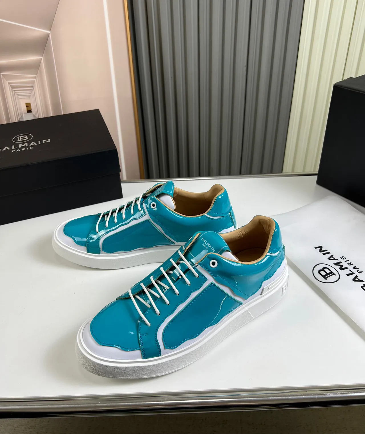 Balenciaga 生活方式运动鞋 青白低帮运动鞋 8