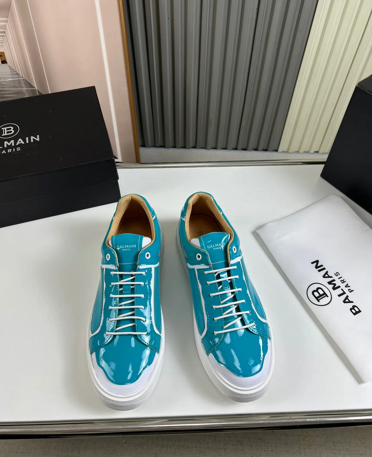 Balenciaga 生活方式运动鞋 青白低帮运动鞋 9