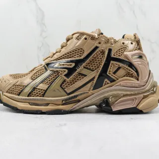 Balenciaga Runner Beige and Black Chunky Sneakers