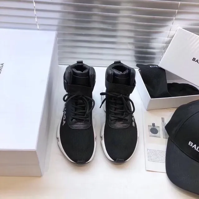 Balenciaga Runner Black and White Chunky Sneakers 2