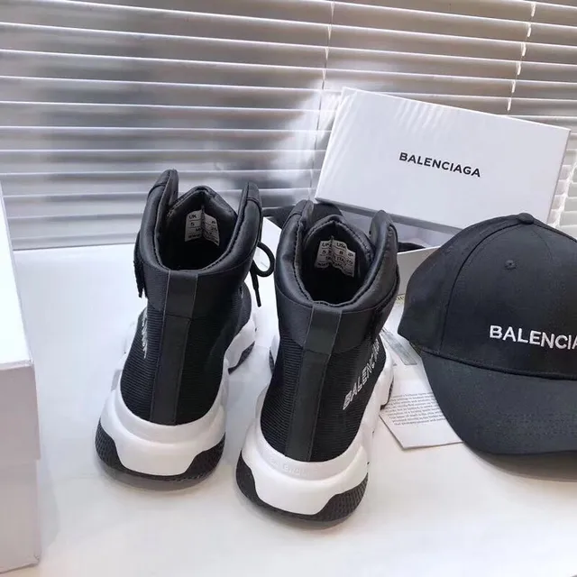 Balenciaga Runner Black and White Chunky Sneakers 3