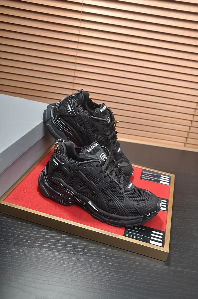 Balenciaga Track Trainer Black Chunky Sneakers 6