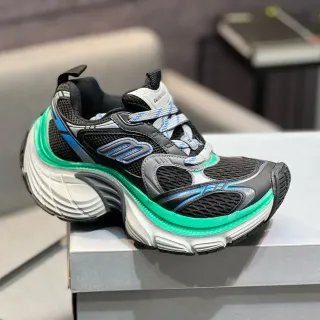 Balenciaga Track Trainer Black Green Blue Chunky Sneakers