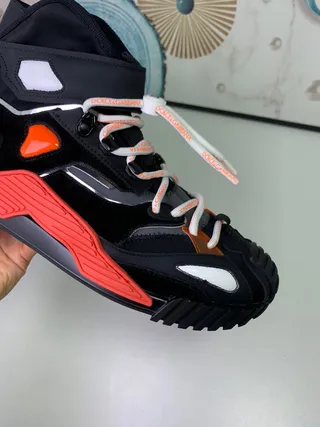 Balenciaga Track Trainer Black Orange Red Chunky Sneakers 3