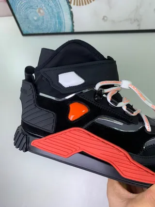 Balenciaga Track Trainer Black Orange Red Chunky Sneakers 4