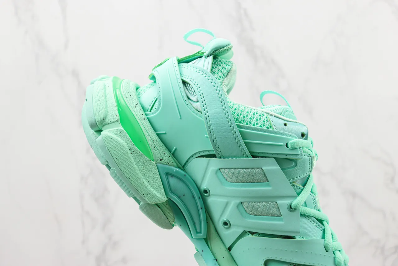 Balenciaga Track Trainer Mint Green Chunky Sneakers 5