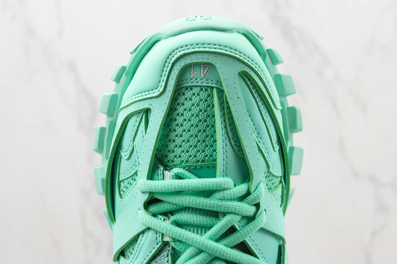Balenciaga Track Trainer Mint Green Chunky Sneakers 6