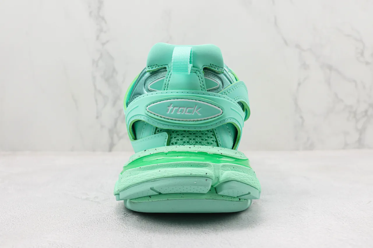 Balenciaga Track Trainer Mint Green Chunky Sneakers 9