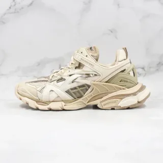 बैलेंसियागा Track Trainer Off-White Beige चंकी स्नीकर