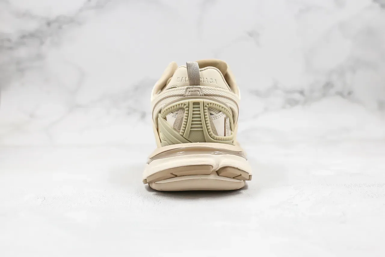 बैलेंसियागा Track Trainer Off-White Beige चंकी स्नीकर 2