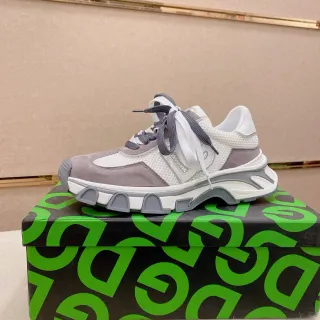 Balenciaga Track Trainer সাদা ধূসর মেশ স্যুড চাঙ্কি স্নিকার্স