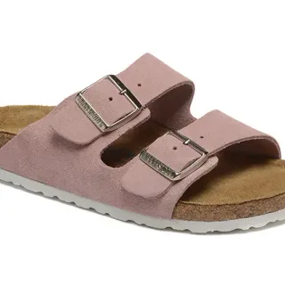 Birkenstock Arizona धूसर गुलाबी केजुअल सैंडल