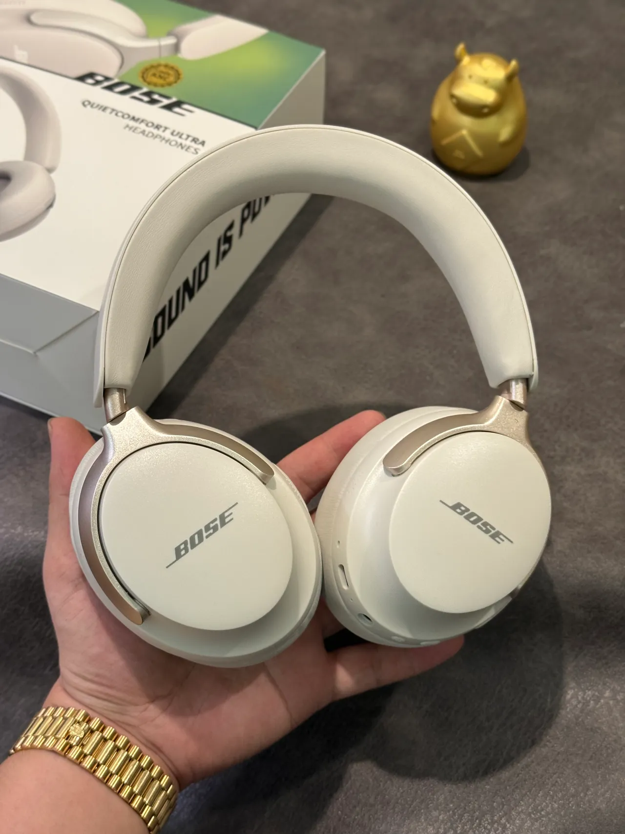 Bose QuietComfort Ultra Off-White سماعات فوق الأذن 7