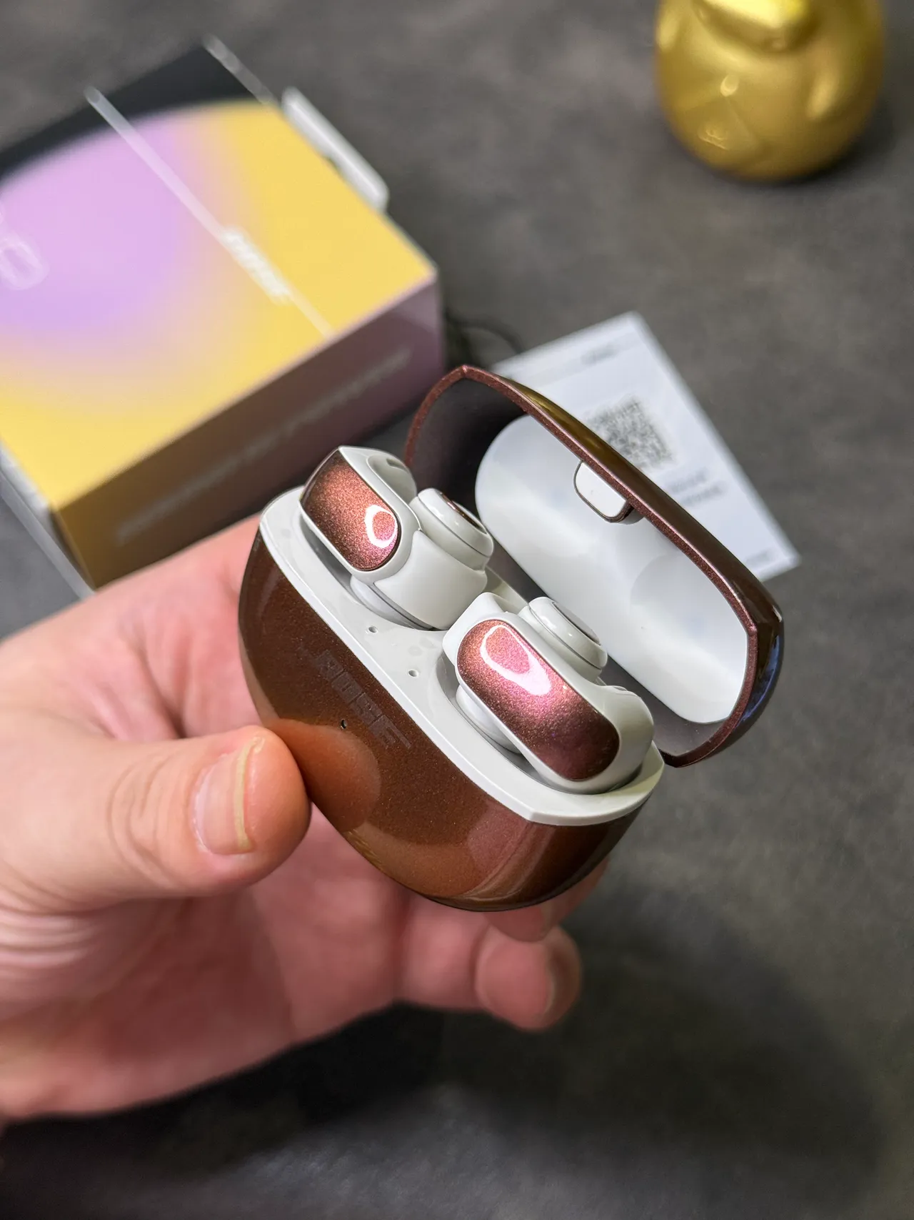 Bose Ultra Open Earbuds Rose-Gold Glitter TWS Earbuds 11