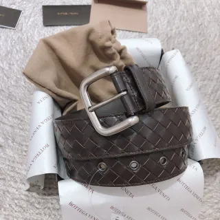 Bottega Veneta Cassette Intrecciato Woven Leather Belt