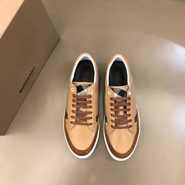 Burberry Check and Tan Leather Lifestyle Sneaker 9