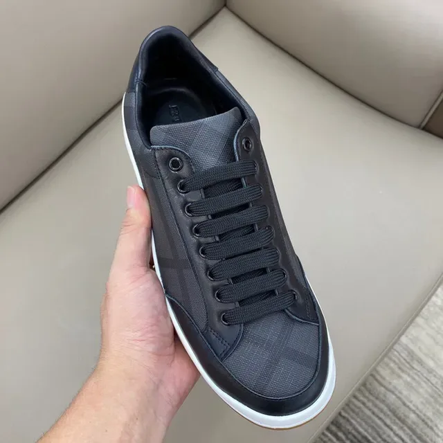 Burberry Knight Sneakers Lifestyle Noir à Carreaux 4