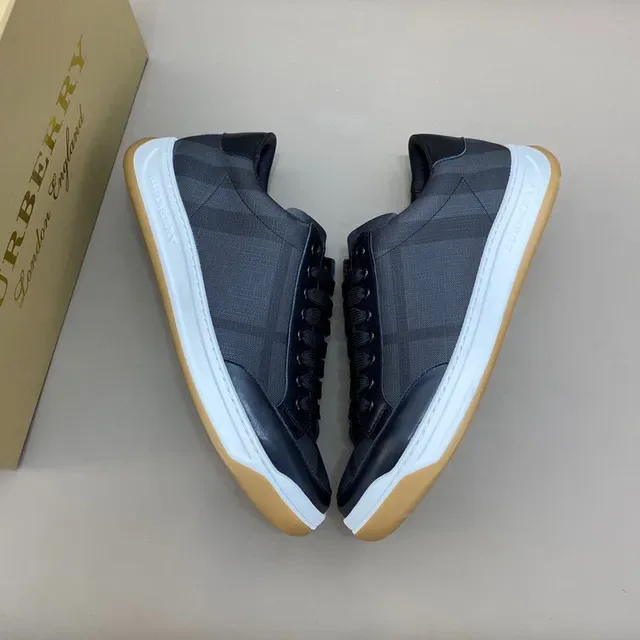 Burberry Knight Sneakers Lifestyle Noir à Carreaux 7