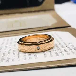 Bvlgari B.zero1 حلقة ذهبية سوداء متراكمة دوارة أشرطة منحوتة داخلية