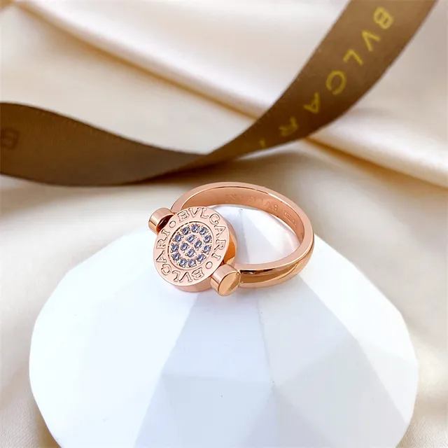Bvlgari B.zero1 Rotating Bezel Gold and Black Ring 5