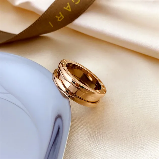 Bvlgari B.zero1 Tubular Engraved Stacked Rings 3