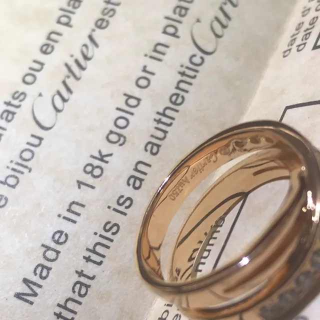 Cartier Etincelle de Cartier क्रॉस्ड Pavé अंगूठी 3