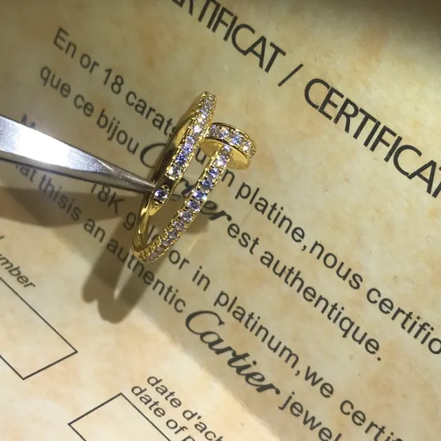 Cartier Juste un Clou Pavé Diamond Double-Band Ring 3