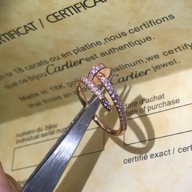 Cartier Juste un Clou Pavé Diamond Double-Band Ring 6