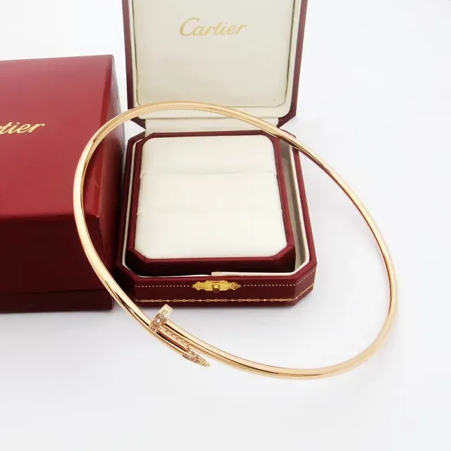 Cartier Juste un Clou أساور مصقول فضي ذهب وردي ذهب أصفر 2