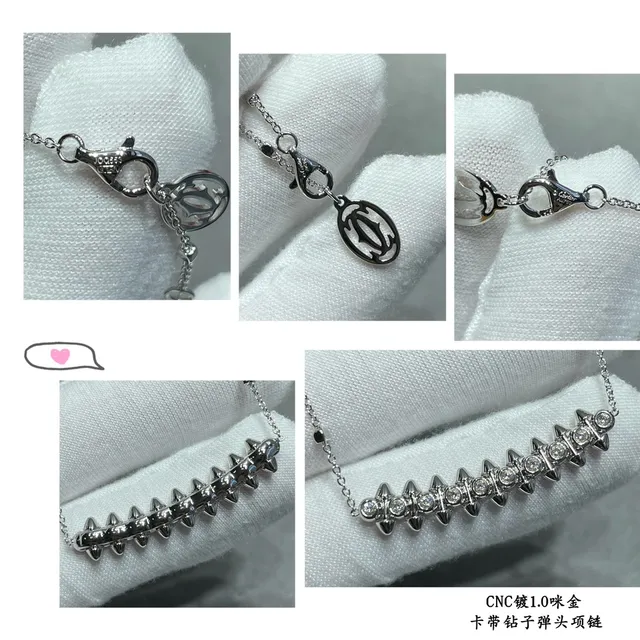 Cartier Juste un Clou Spiked Bar Pendant Necklace 2