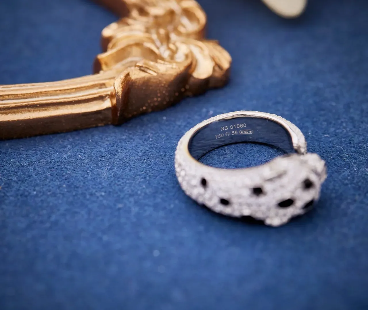 Cartier Panthère Panther Head Pavé Diamond Ring 2