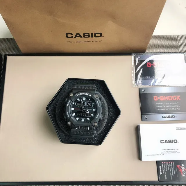 Casio G-Shock GA-100 Noir Analogique-Digital Montre Sport 6