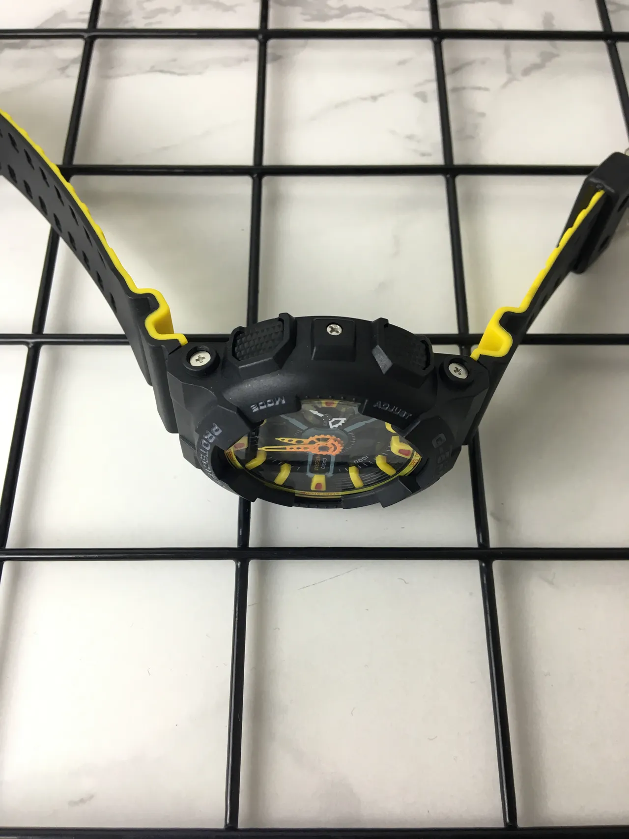 Casio G-Shock GA-100 黑色 黄色 橙色 运动手表 4