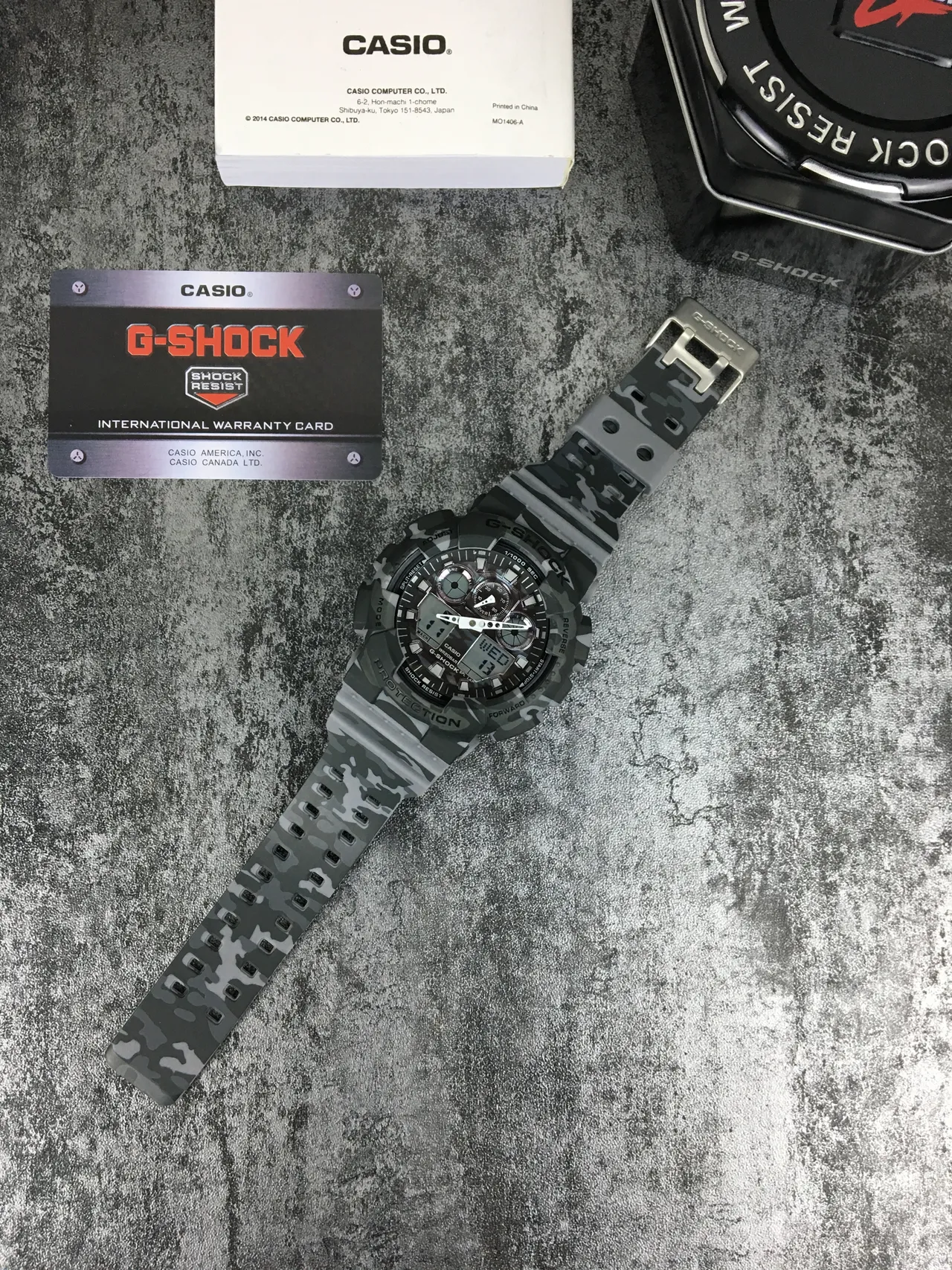 Casio G-Shock GA-100 Reloj Deportivo Camuflado 6