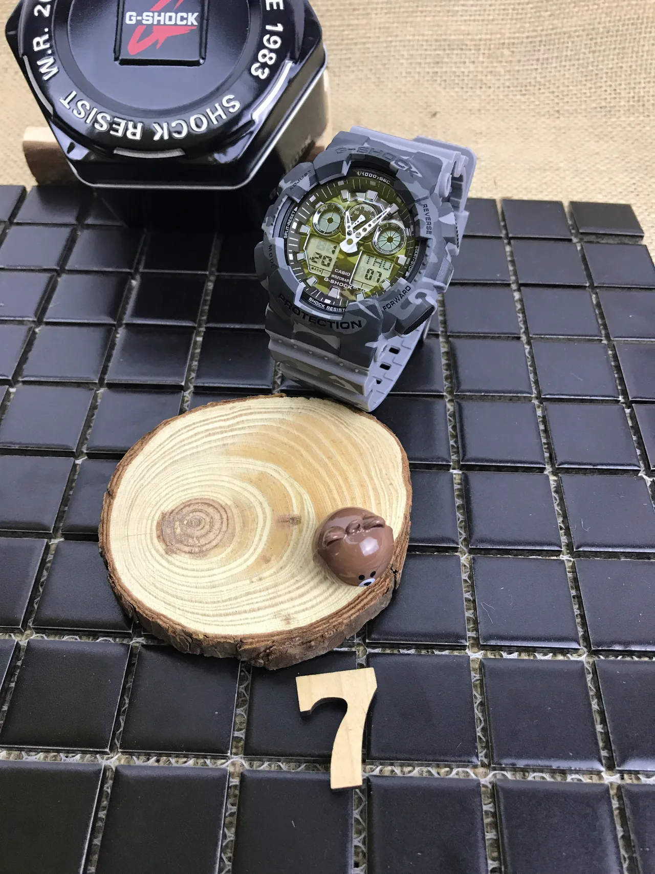 Casio G-Shock GA-100 Reloj Deportivo Camuflado 9