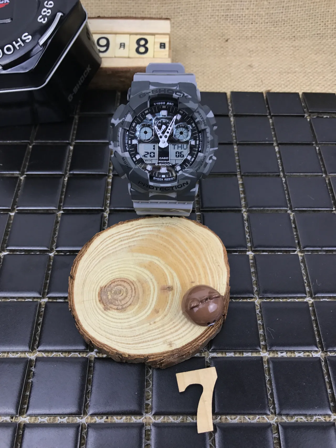 Casio G-Shock GA-100 Reloj Deportivo Camuflado 10