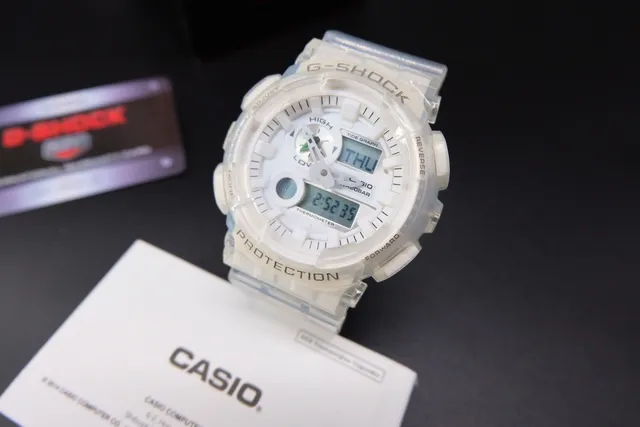 Casio G-Shock GA-100 पारदर्शी रेजिन स्पोर्ट्स वॉच 2