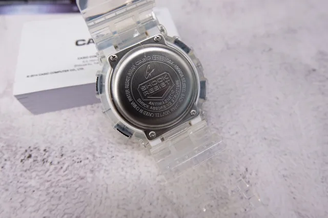 Casio G-Shock GA-2100 Transparent Gold Resin Case Dial Watch 3