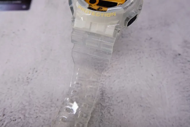 Casio G-Shock GA-2100 Transparent Gold Resin Case Dial Watch 5