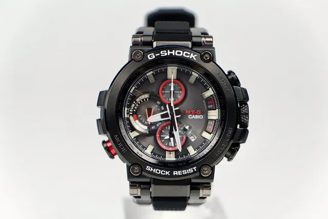 Casio G-Shock MT-G Black and Red Rugged Sports Watch 2