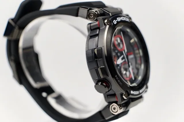 Casio G-Shock MT-G Black and Red Rugged Sports Watch 4