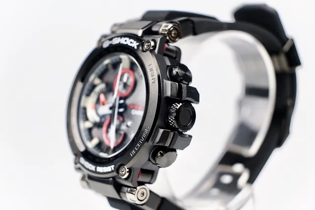Casio G-Shock MT-G Black and Red Rugged Sports Watch 5