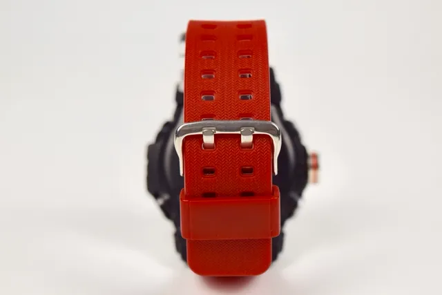 Casio G-Shock Mudmaster Carbon Fiber and Red Sports Watch 8